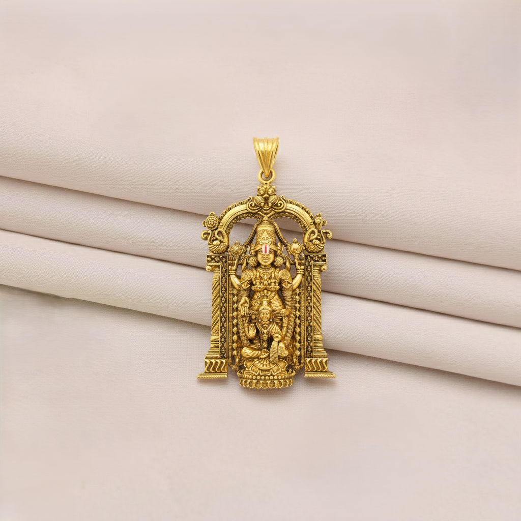 DIVYA ARCHANA GOLD PENDANT - 22K JEWELLERY DIVYA ARCHANA GOLD PENDANT - 22K JEWELLERY