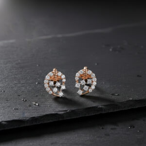 Moon Kiss Diamond Earrings - 18K Jewellery