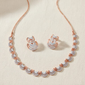 Halo Garland Diamond Set - 18K Jewellery