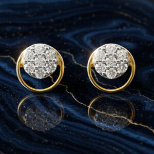 Twinkle Bead Diamond Earrings - 18K Jewellery
