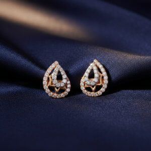 Dew Charm Diamond Earrings - 18K Jewellery