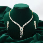 Verdant Echo Diamond Set  - 18K Jewellery