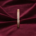 Diagonal Dazzle Diamond Bangle - 18K Jewellery