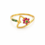 Blossom Grace Gold Ring - 22K Jewellery