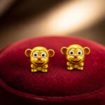 Little Jungle Buddy Studs- 22K Jewellery