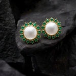 Classic Gold Circle Studs- 22K Jewellery