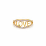 Timeless Love Gold Ring - 22K Jewellery