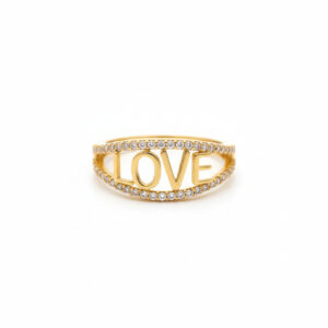 Timeless Love Gold Ring - 22K Jewellery