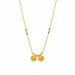 Twin Coin Gold Mangalsutra- 22K Jewellery