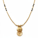 Dual Disc Elegance Gold Mangalsutra- 22K Jewellery