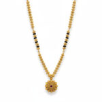 Floral Grace Gold Mangalsutra- 22K Jewellery