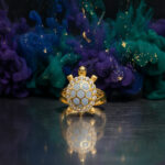 Turtle Crest Men's Gold Ring - 22K Jewellery