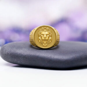 Lioncrest Men's Gold Ring - 22K Jewellery