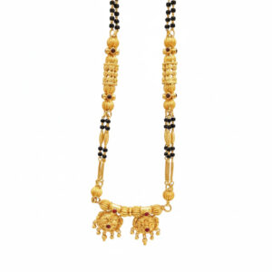 Royal Twin Charm Gold Mangalsutra- 22K Jewellery