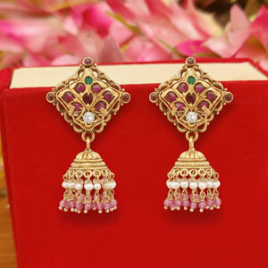 VARNIKA HERITAGE GOLD JHUMKI- 22K JEWELLERY