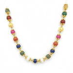 Navrang Bead Gold Chain- 22K Jewellery