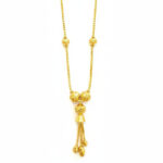 Swarna Dorika Beaded Gold Chain- 22K Jewellery