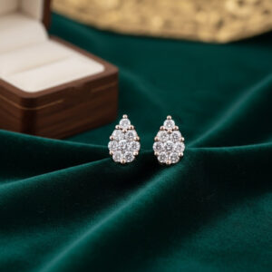 Shimmer Drop Diamond Earrings - 18K Jewellery