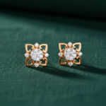 Radiant Nest Diamond Earrings - 18K Jewellery