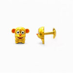 Little Jungle Buddy Studs- 22K Jewellery