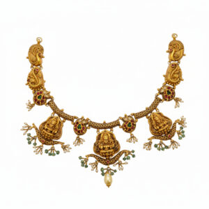 Shree Lakshmi Vaibhav Gold Necklace - 22K Jewellery