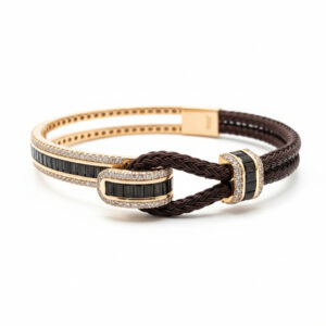 MIDNIGHT WEAVE ROYALE GOLD BRACELET - 18K JEWELLERY