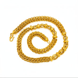 MAHARAJ WEAVE GOLD CHAIN FOR MEN- 22K JEWELLERY