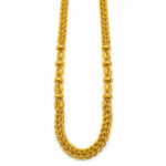 MAHARAJ WEAVE GOLD CHAIN FOR MEN- 22K JEWELLERY
