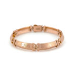 CROWN CREST GOLD BRACELET - 18K JEWELLERY