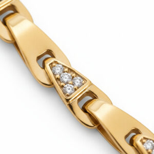 REGAL ARROWLINK GOLD CHAIN FOR MEN- 18K JEWELLERY