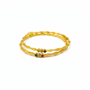 ROYAL NAVYA GOLD BANGLES - 22K JEWELLERY