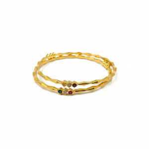 ROYAL NAVYA GOLD BANGLES - 22K JEWELLERY
