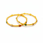 SPECTRUM TWIST GOLD BANGLES - 22K JEWELLERY