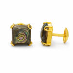 OLIVE SPARK GOLD STUDS- 22K JEWELLERY