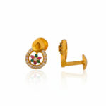 MEHER GLOW GOLD STUDS- 22K JEWELLERY