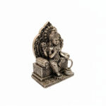 LOTUS VISHNU ANTIQUE SILVER IDOL - 925 STERLING SILVER