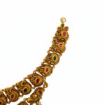 RAJHANS TEMPLE HERITAGE GOLD NECKLACE - 22K JEWELLERY