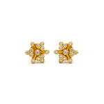 SUN FROST GOLD STUDS- 22K JEWELLERY