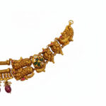 CLASSIC TEMPLE KRISHNA GOLD NECKLACE - 22K JEWELLERY