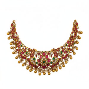 Swarna Jaal Heritage Choker - 22K Jewellery