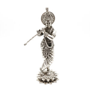 MURLI MANOHAR KRISHNA SILVER IDOL - 925 STERLING SILVER