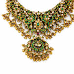 Traditional Temple Gold Choker - 22K Jewellery