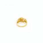 GREEN RADIANCE CZ GOLD RING - 22K JEWELLERY