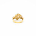 GOLDEN FEATHER GLOW GOLD RING - 22K JEWELLERY