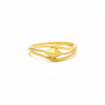 RADIANT RHOMBUS GOLD RING - 22K JEWELLERY