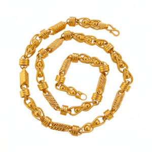 RAJA VEER GOLD CHAIN FOR MEN- 22K JEWELLERY