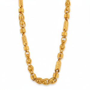 RAJA VEER GOLD CHAIN FOR MEN- 22K JEWELLERY