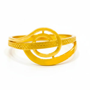 TIMELESS ARC GOLD RING - 22K JEWELLERY