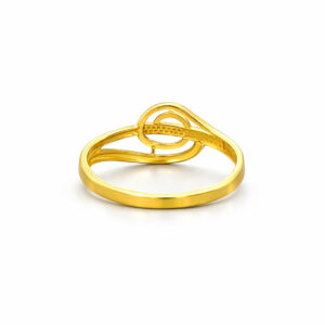TIMELESS ARC GOLD RING - 22K JEWELLERY