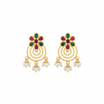 RAJIKA CHAKRA GOLD DANGLERS- 22K JEWELLERY
